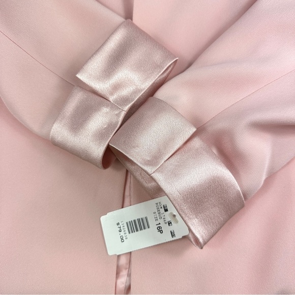 Girlhood Barbie Core Pastel Pink Satin Trim Blazer Jacket 16P - Picture 8 of 8